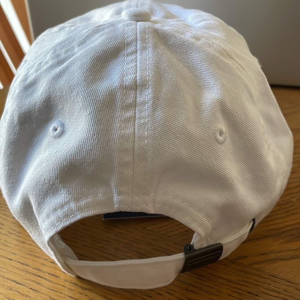 Tommy Hilfiger Men's White Logo Baseball Cap/Hat Adjustable Strap One Size NWT - Picture 3 of 6